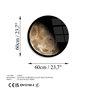 Wallity Pintura decorativa de vidrio templado UV-1125 Multicolor